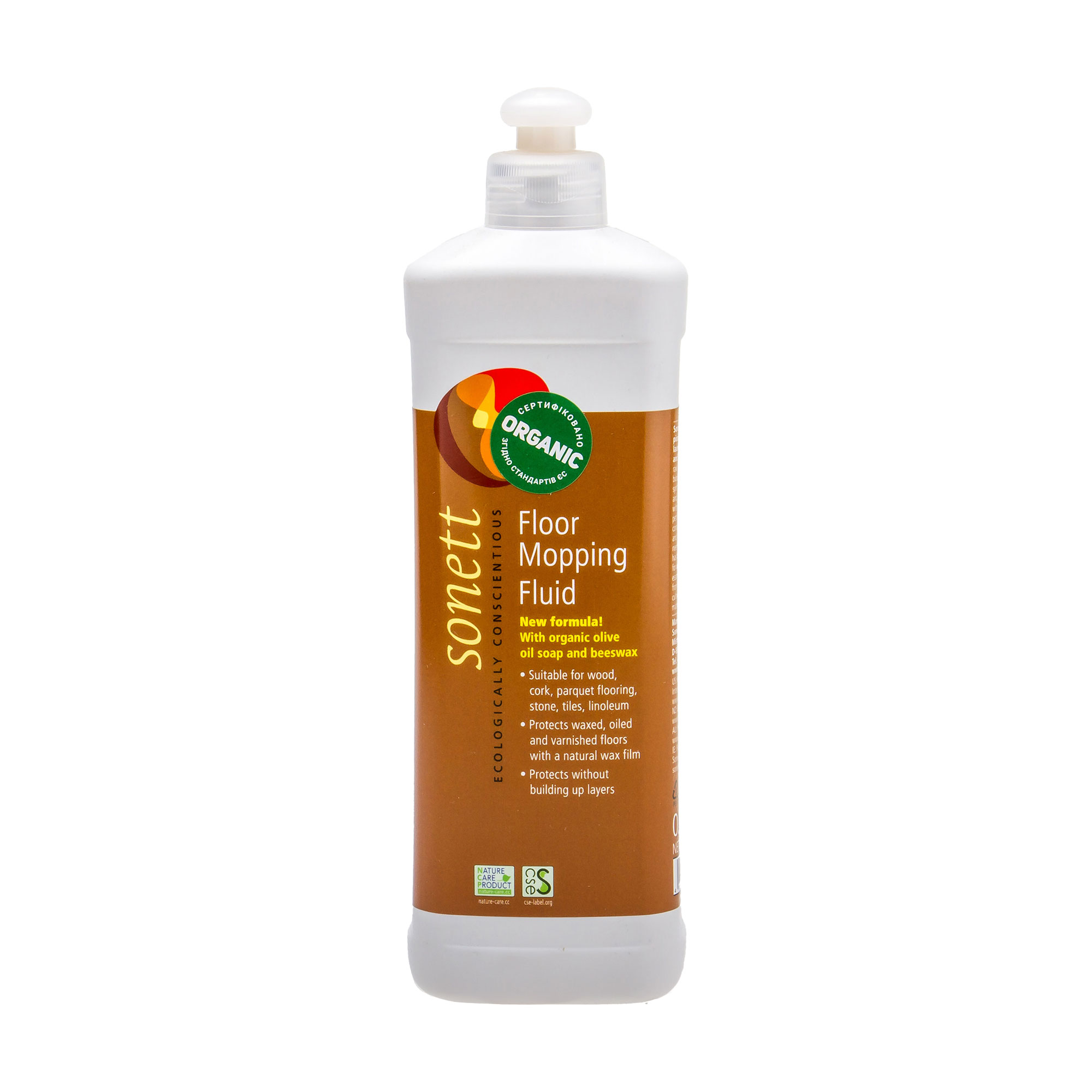 Органічна рідина для миття підлоги Sonett Floor Mopping Fluid, 500 мл